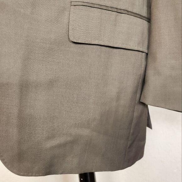 Canali Men's Wool Blazer Made in Italy Brown Size 52R - Picture 3 of 9